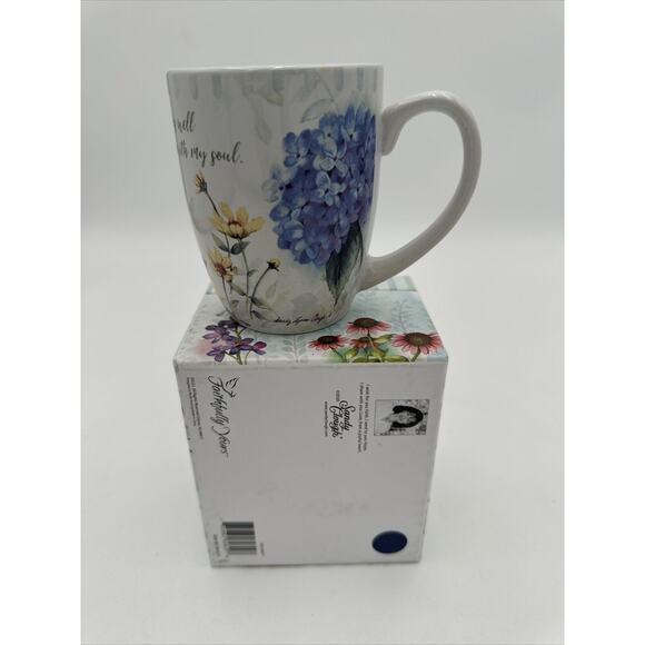 Sandy Clough/Faithfully Yours Coffee Mug It Is Well With My Soul NIB - Picture 3 of 8
